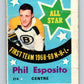 1969-70 O-Pee-Chee #214 Phil Esposito AS  Boston Bruins  V1934