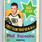 1969-70 O-Pee-Chee #214 Phil Esposito AS  Boston Bruins  V1935