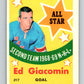 1969-70 O-Pee-Chee #217 Ed Giacomin AS  New York Rangers  V1943