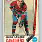 1969-70 O-Pee-Chee #4 Serge Savard RC Rookie Montreal Canadiens V2005