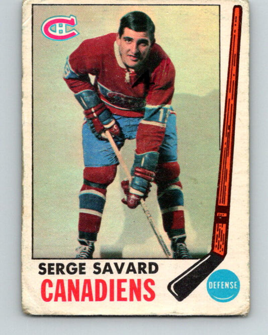 1969-70 O-Pee-Chee #4 Serge Savard RC Rookie Montreal Canadiens V2008