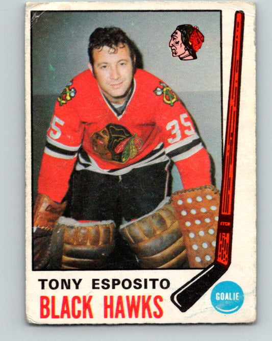 1969-70 O-Pee-Chee #138 Tony Esposito RC Rookie Chicago Blackhawks V2012