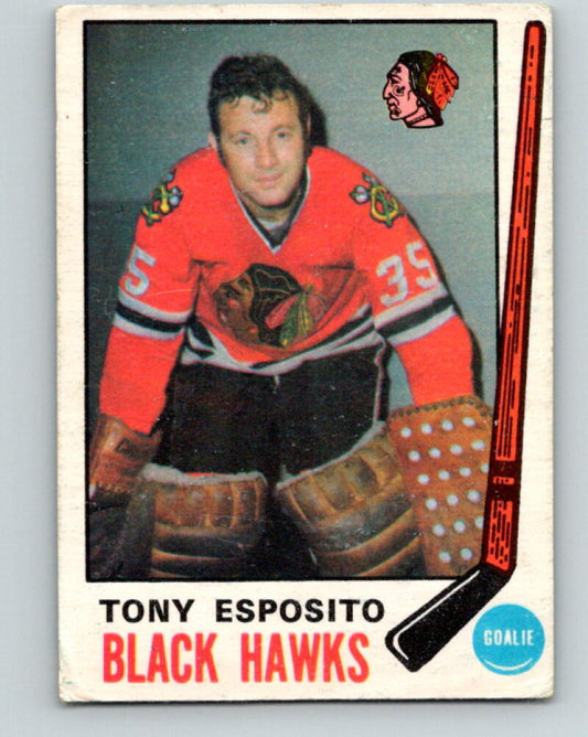 1969-70 O-Pee-Chee #138 Tony Esposito RC Rookie Chicago Blackhawks V2017