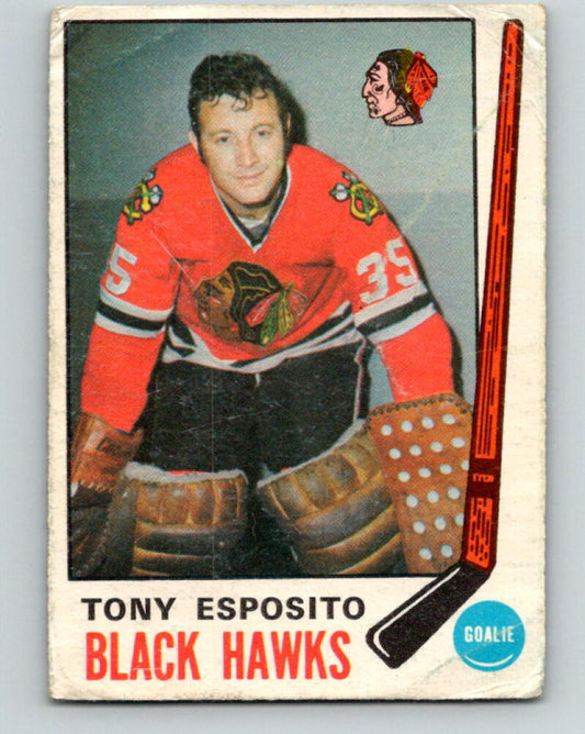 1969-70 O-Pee-Chee #138 Tony Esposito RC Rookie Chicago Blackhawks V2018
