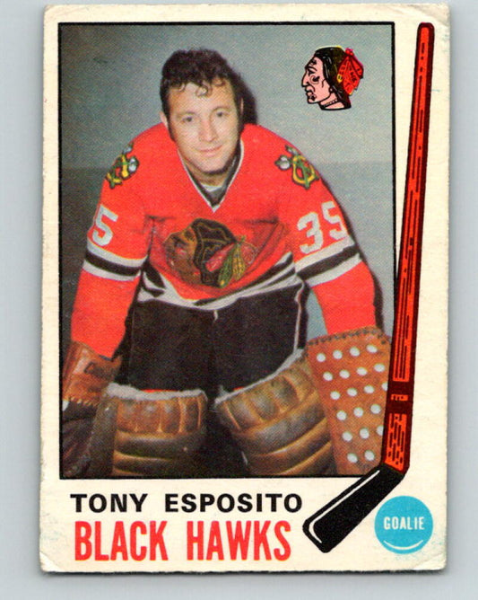 1969-70 O-Pee-Chee #138 Tony Esposito RC Rookie Chicago Blackhawks V2019