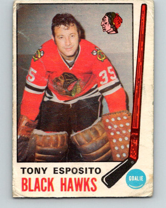 1969-70 O-Pee-Chee #138 Tony Esposito RC Rookie Chicago Blackhawks V2020