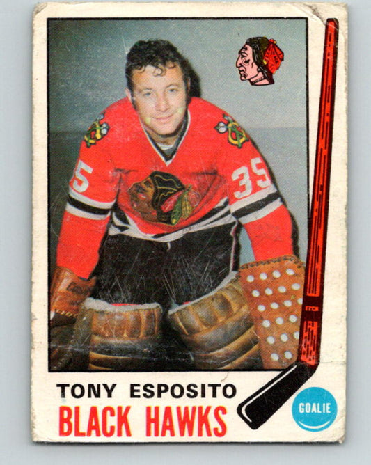 1969-70 O-Pee-Chee #138 Tony Esposito RC Rookie Chicago Blackhawks V2021