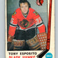 1969-70 O-Pee-Chee #138 Tony Esposito RC Rookie Chicago Blackhawks V2022