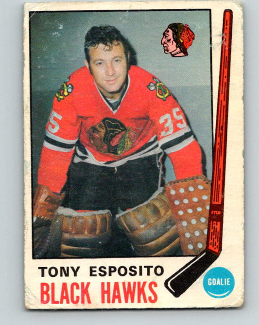 1969-70 O-Pee-Chee #138 Tony Esposito RC Rookie Chicago Blackhawks V2022