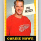 1969-70 O-Pee-Chee #193a Gordie Howe Detroit Red Wings V2024