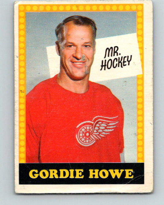 1969-70 O-Pee-Chee #193a Gordie Howe Detroit Red Wings V2024