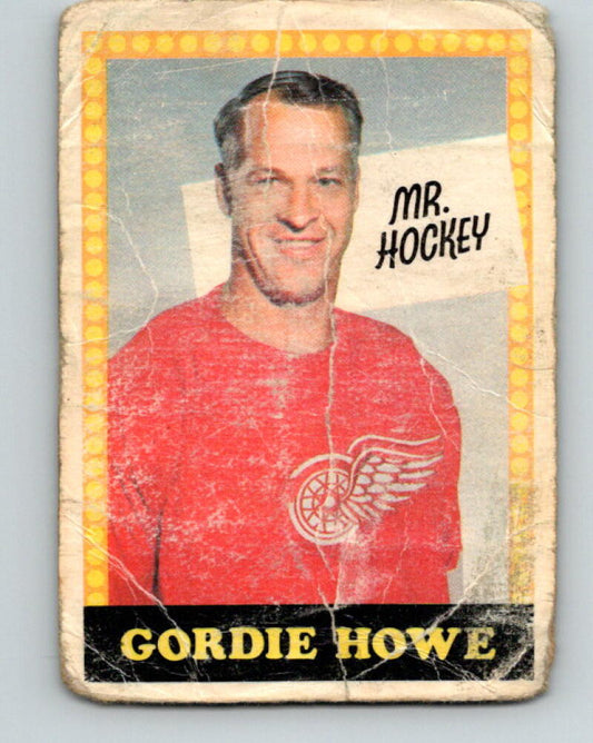 1969-70 O-Pee-Chee #193a Gordie Howe Detroit Red Wings V2025