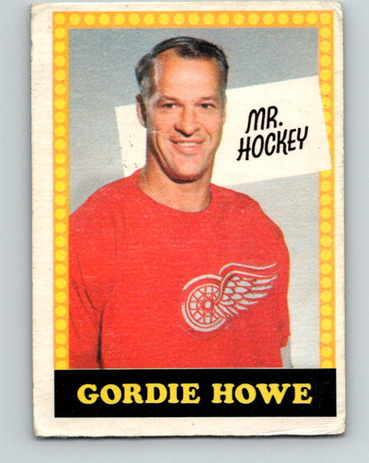 1969-70 O-Pee-Chee #193a Gordie Howe Detroit Red Wings V2026