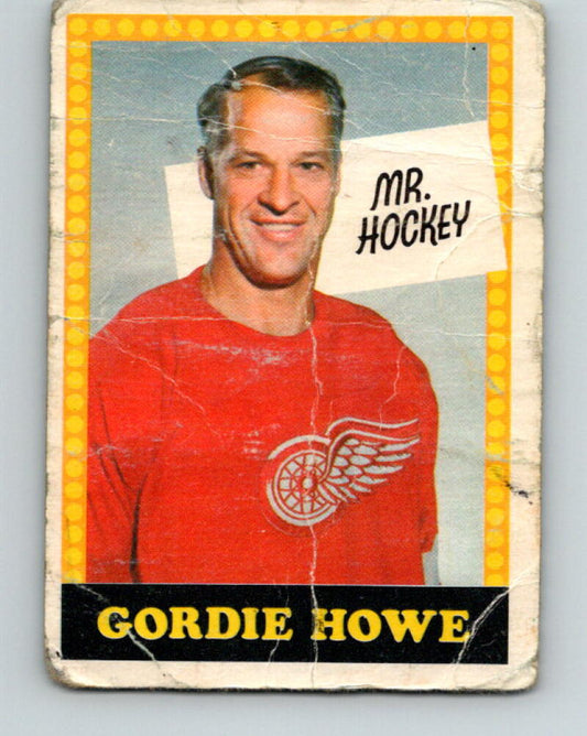1969-70 O-Pee-Chee #193a Gordie Howe Detroit Red Wings V2028