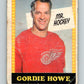 1969-70 O-Pee-Chee #193a Gordie Howe Detroit Red Wings V2029