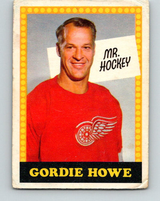 1969-70 O-Pee-Chee #193a Gordie Howe Detroit Red Wings V2030