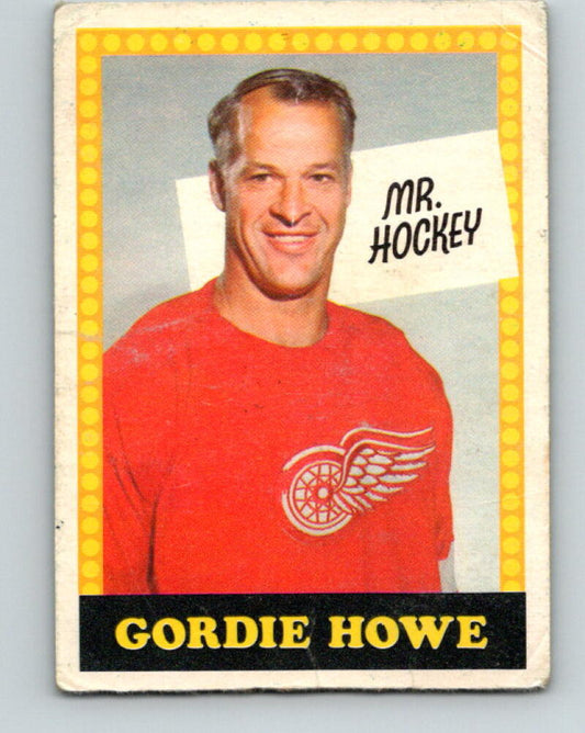 1969-70 O-Pee-Chee #193b Gordie Howe Detroit Red Wings V2031