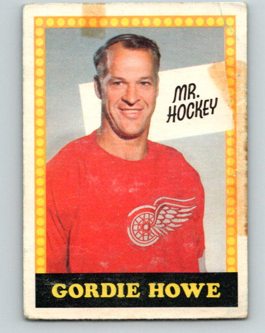 1969-70 O-Pee-Chee #193b Gordie Howe Detroit Red Wings V2032