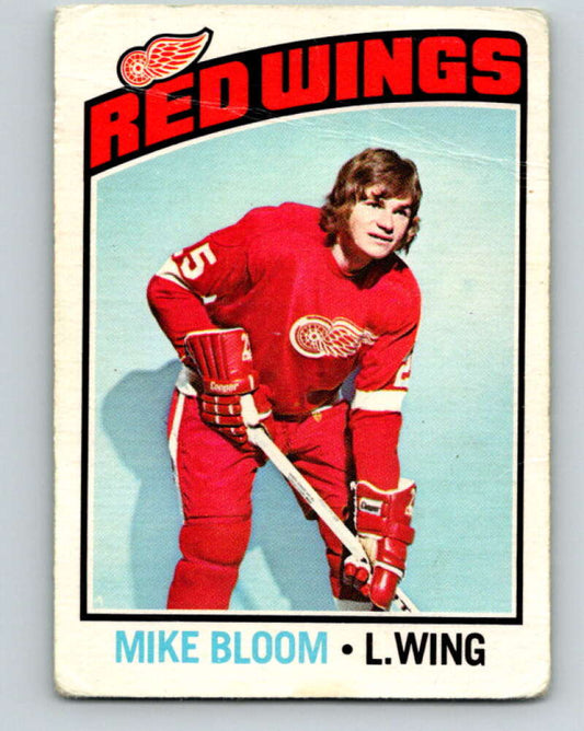 1976-77 OPC #56 Mike Bloom  Detroit Red Wings  V2055