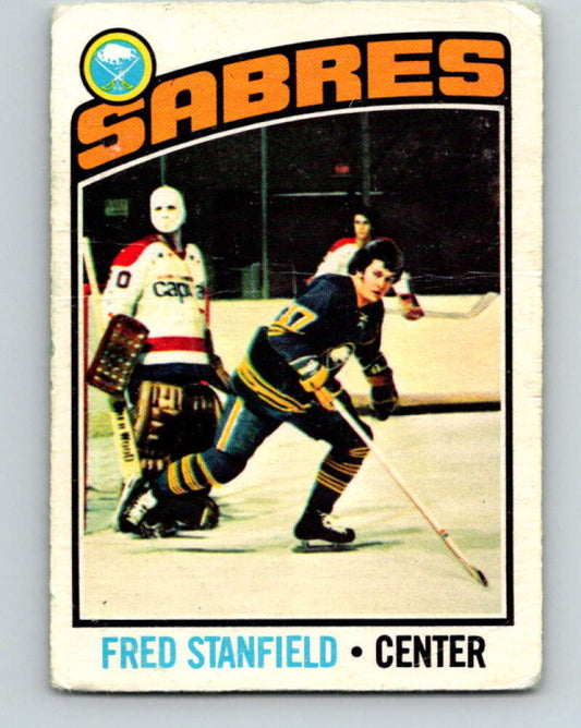 1976-77 OPC #58 Fred Stanfield  Buffalo Sabres  V2056
