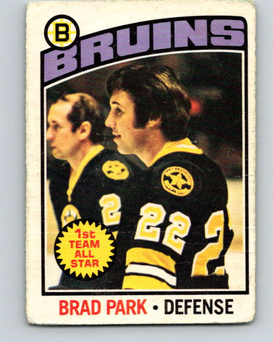 1976-77 OPC #60 Brad Park  Boston Bruins  V2059