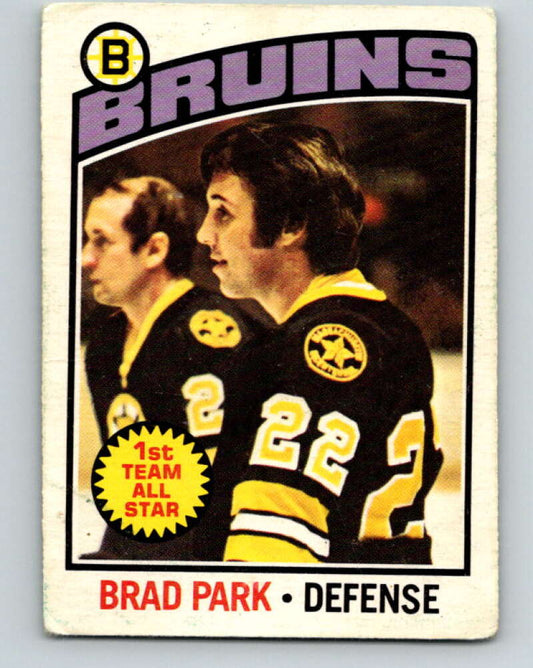 1976-77 OPC #60 Brad Park  Boston Bruins  V2060