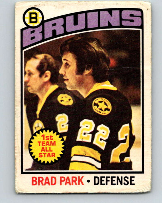 1976-77 OPC #60 Brad Park  Boston Bruins  V2061