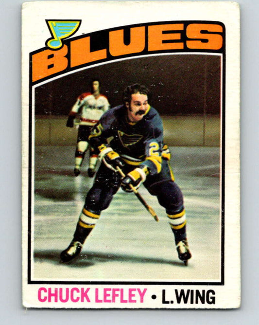 1976-77 OPC #63 Chuck Lefley  St. Louis Blues  V2062