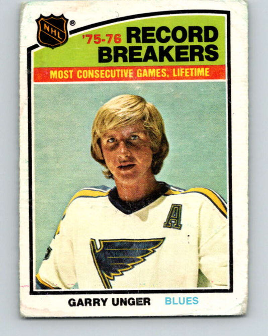 1976-77 OPC #68 Garry Unger RB  St. Louis Blues  V2063