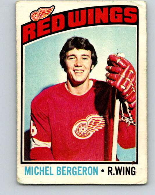 1976-77 OPC #71 Michel Bergeron  RC Rookie Detroit Red Wings  V2067