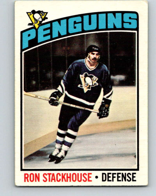 1976-77 OPC #72 Ron Stackhouse  Pittsburgh Penguins  V2068