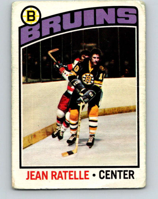 1976-77 OPC #80 Jean Ratelle  Boston Bruins  V2072
