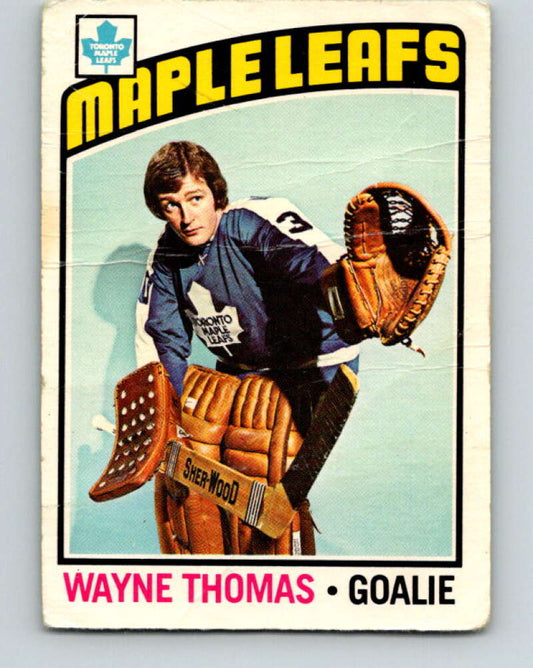 1976-77 OPC #84 Wayne Thomas  Toronto Maple Leafs  V2075