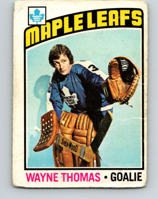 1976-77 OPC #84 Wayne Thomas  Toronto Maple Leafs  V2076