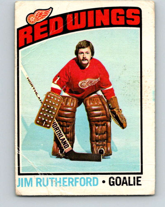 1976-77 OPC #88 Jim Rutherford  Detroit Red Wings  V2077