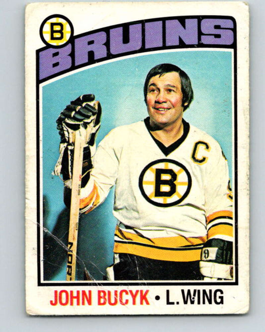 1976-77 OPC #95 Johnny Bucyk  Boston Bruins  V2080
