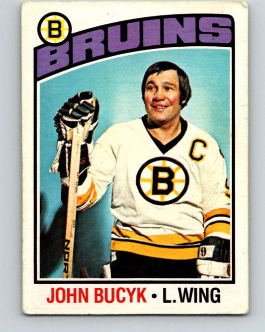 1976-77 OPC #95 Johnny Bucyk  Boston Bruins  V2081