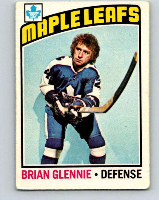 1976-77 OPC #99 Brian Glennie  Toronto Maple Leafs  V2083