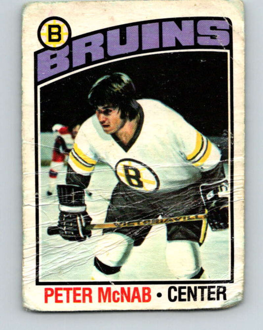 1976-77 OPC #118 Peter McNab  Boston Bruins  V2094