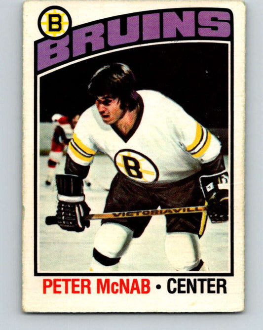 1976-77 OPC #118 Peter McNab  Boston Bruins  V2095