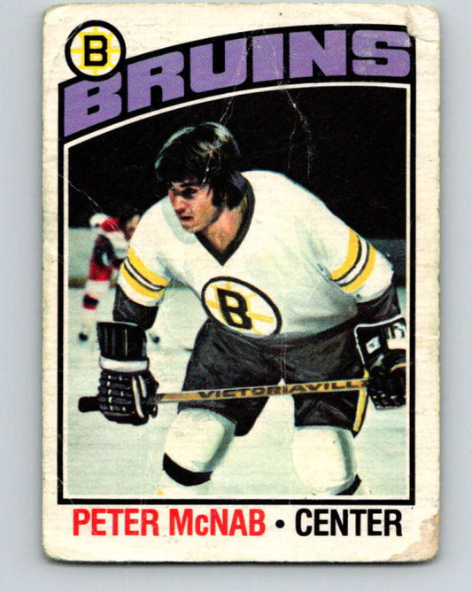1976-77 OPC #118 Peter McNab  Boston Bruins  V2096