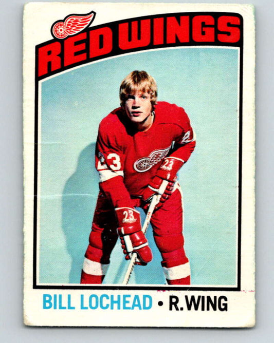 1976-77 OPC #122 Bill Lochead  Detroit Red Wings  V2099