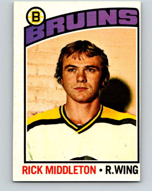 1976-77 OPC #127 Rick Middleton  Boston Bruins  V2101