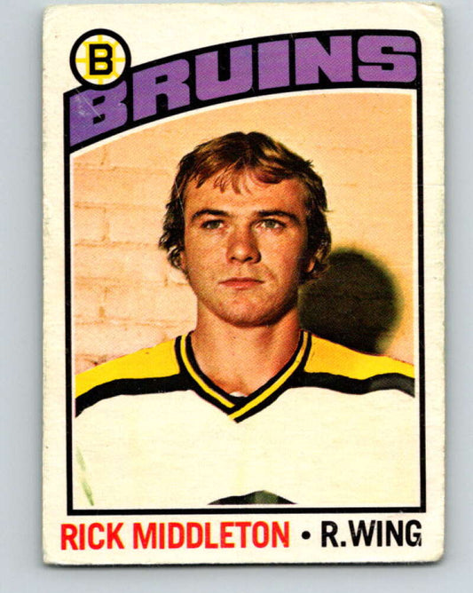 1976-77 OPC #127 Rick Middleton  Boston Bruins  V2102
