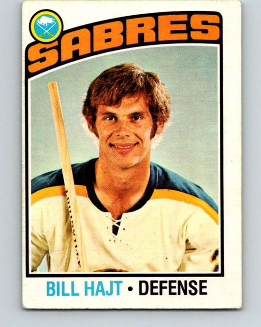 1976-77 OPC #128 Bill Hajt  Buffalo Sabres  V2103