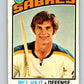 1976-77 OPC #128 Bill Hajt  Buffalo Sabres  V2104