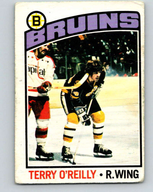 1976-77 OPC #130 Terry O'Reilly  Boston Bruins  V2107