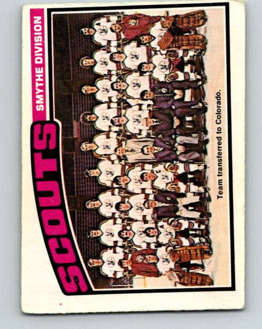 1976-77 OPC #138 Kansas City Scouts CL  Kansas City Scouts  V2114