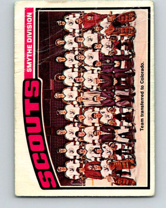 1976-77 OPC #138 Kansas City Scouts CL  Kansas City Scouts  V2115