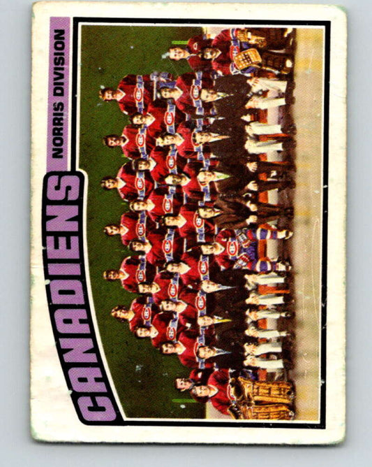 1976-77 OPC #141 Montreal Canadiens CL  Montreal Canadiens  V2118